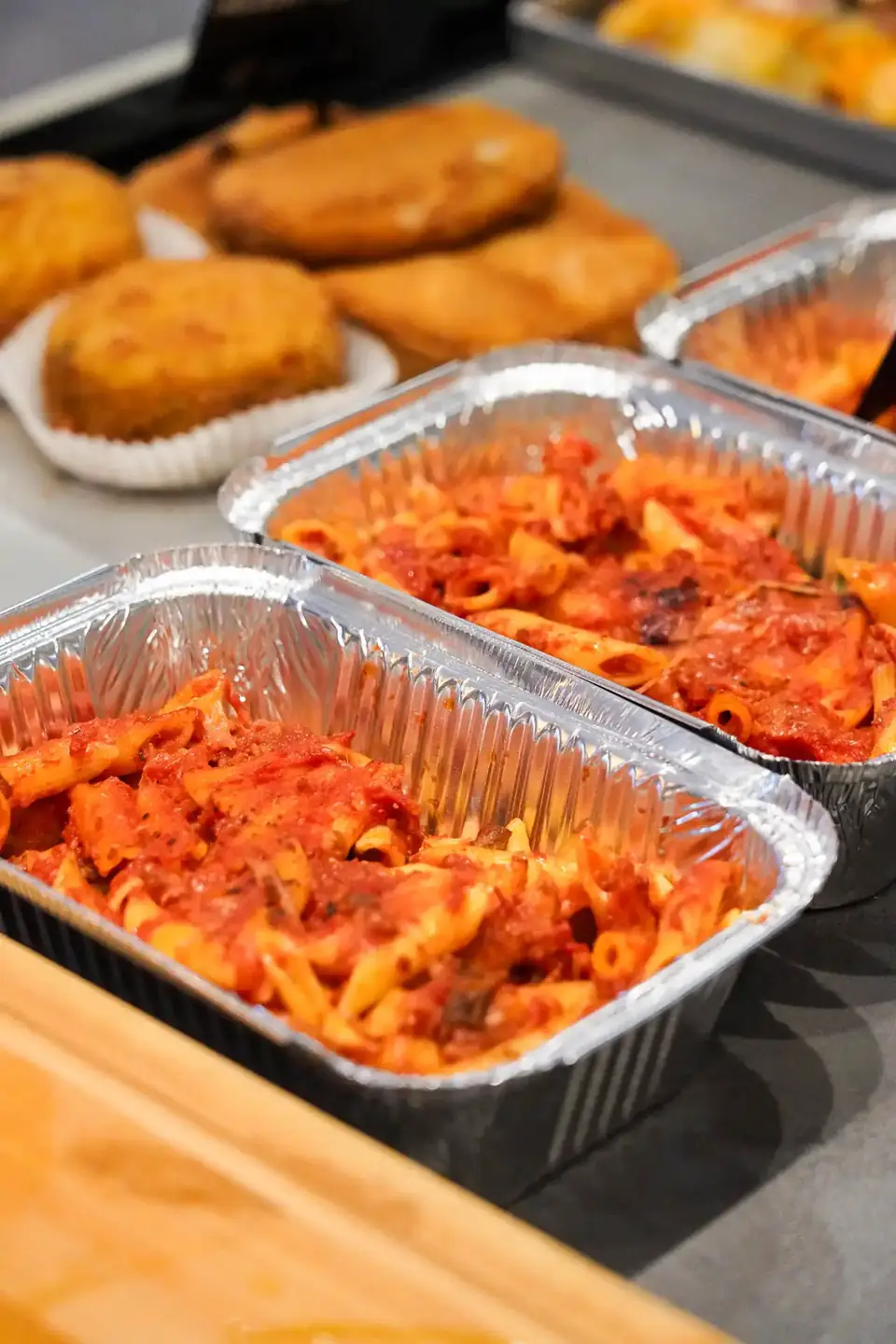 Takeaway pasta al forno